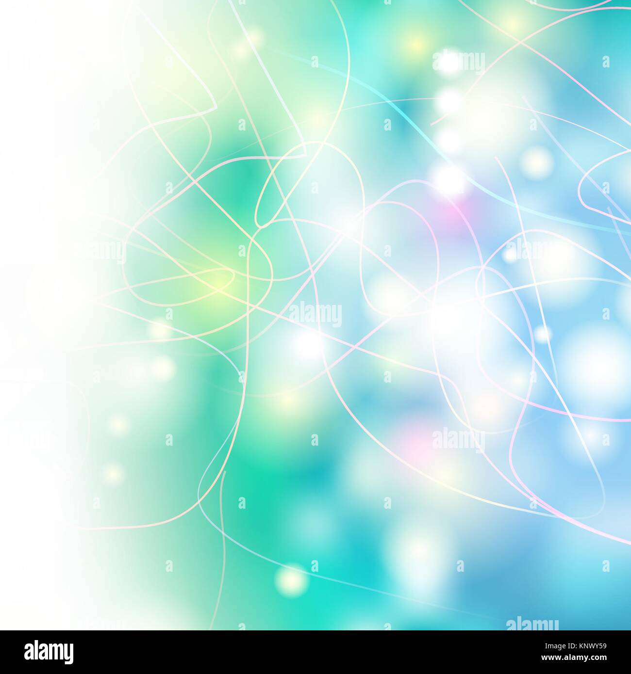Vector abstract defocused bokeh lights background. Festive blurred ...