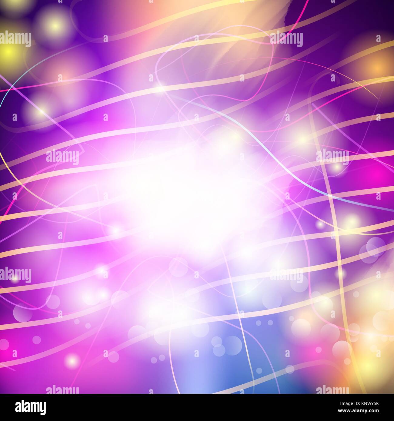 Vector abstract defocused bokeh lights background. Festive blurred ...