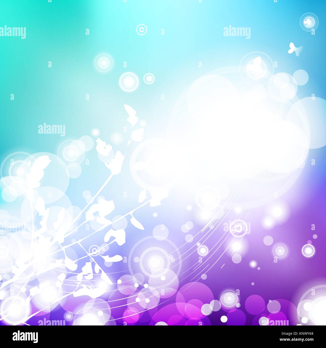 Vector abstract defocused bokeh lights background. Festive blurred ...