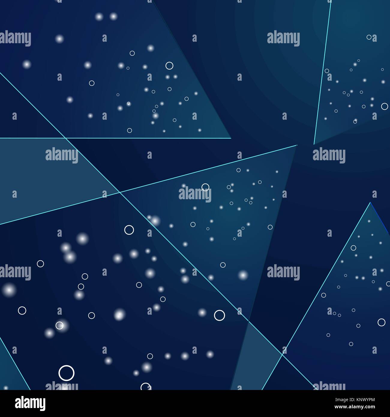Abstract geometric glowing background with sparks and shining lines ...