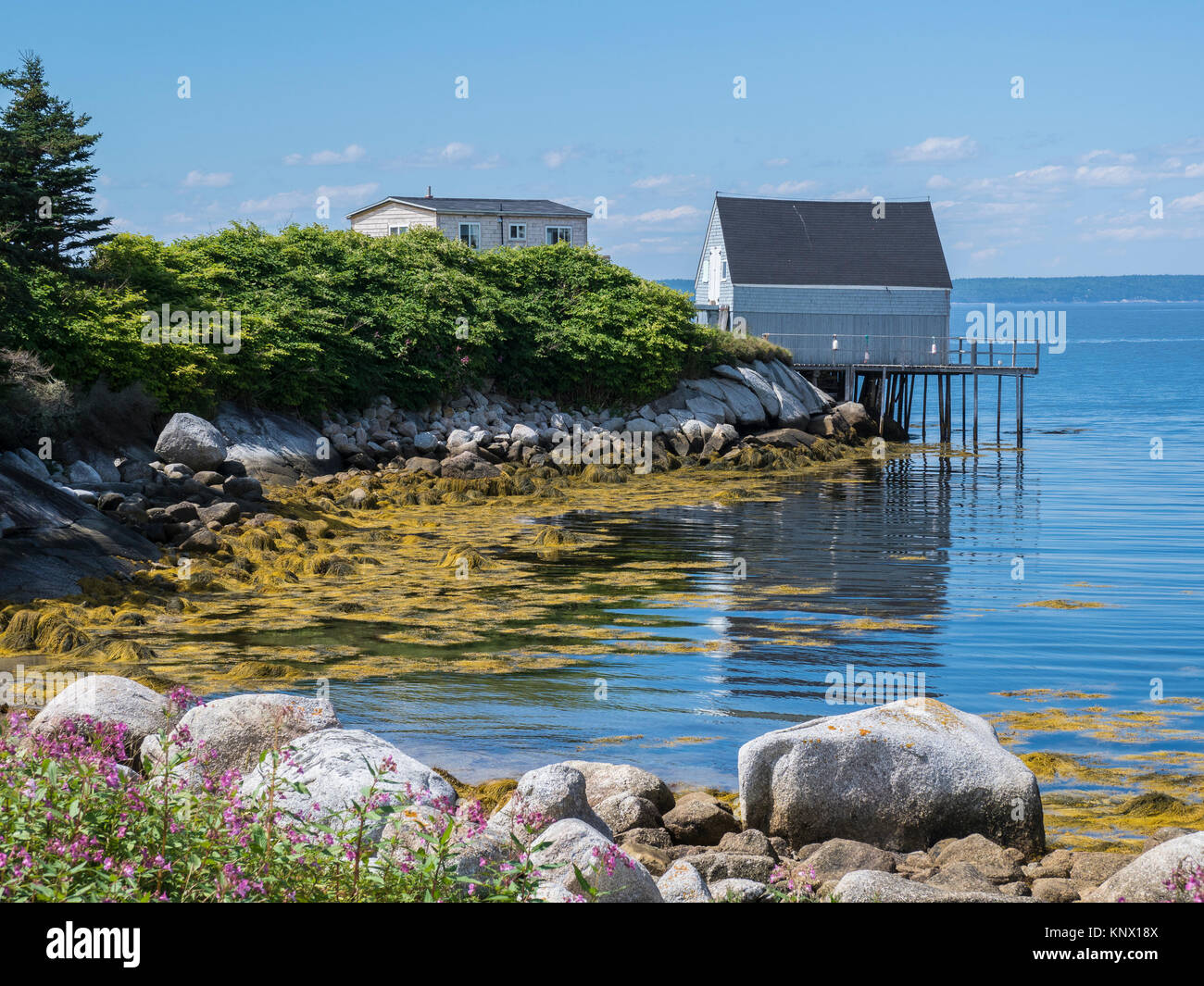 Saint Margaret's Bay near Indian Harbour. Nova Scotia, Canada Stock