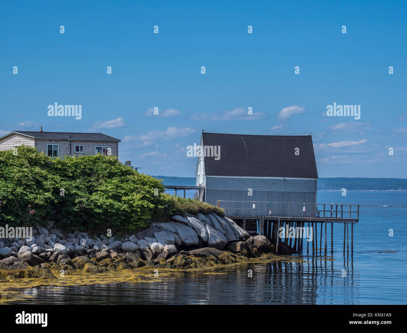 Saint Margaret's Bay near Indian Harbour. Nova Scotia, Canada. Stock Photo