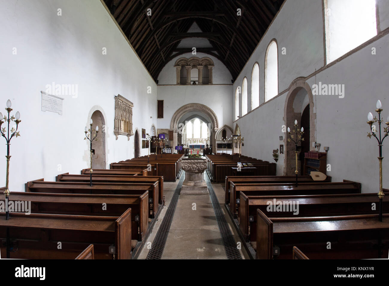 Interior of Saint Lawrence Church, Castle Rising, Norfolk, United ...