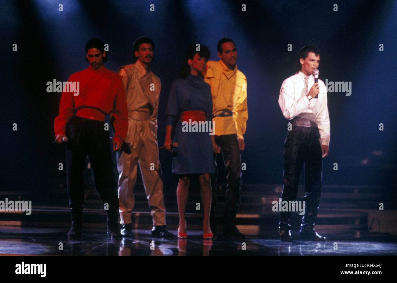 DeBarge performing 1985.  © RTMcafee / MediaPunch Stock Photo