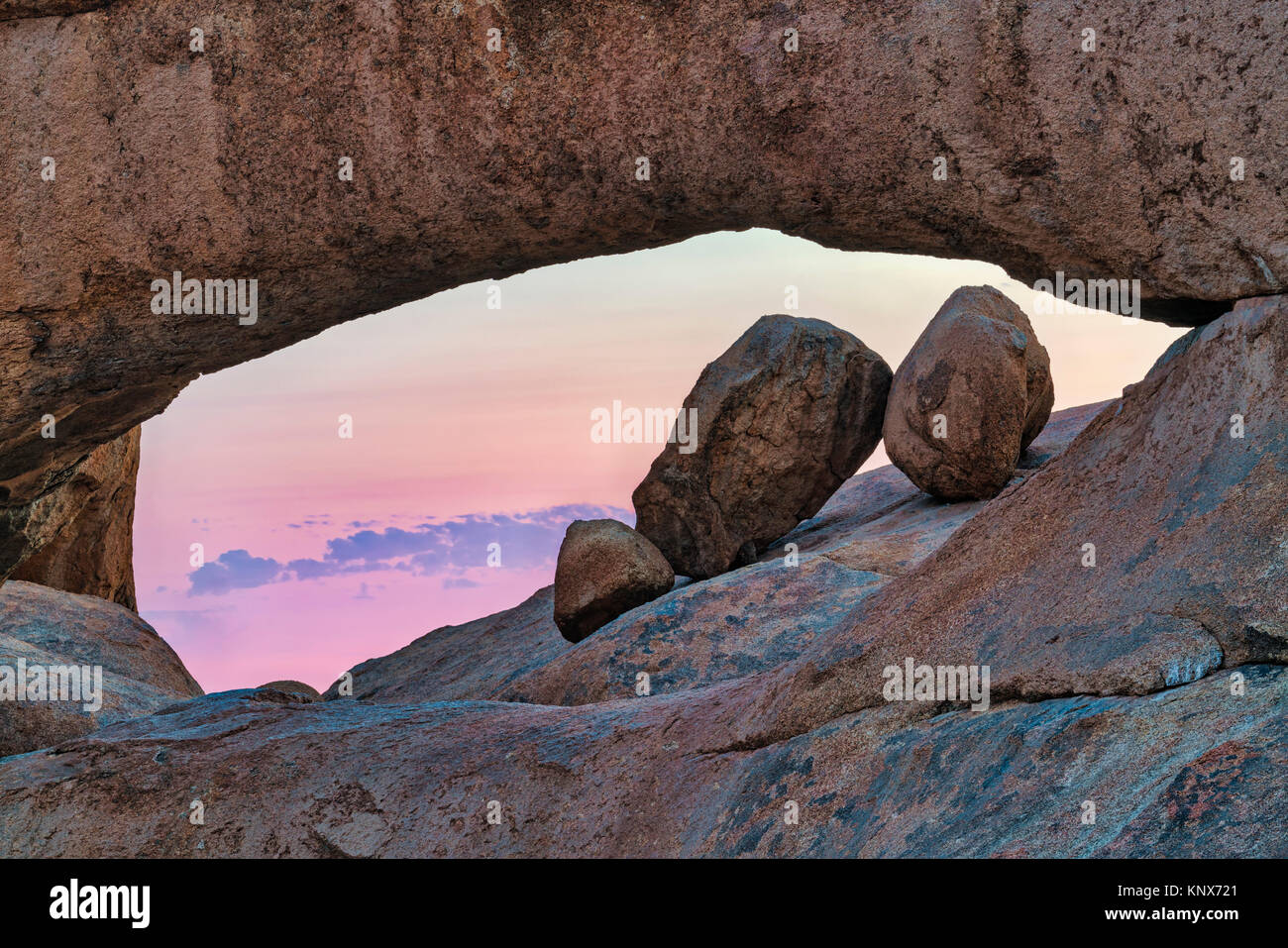 Rock arch Stock Photo