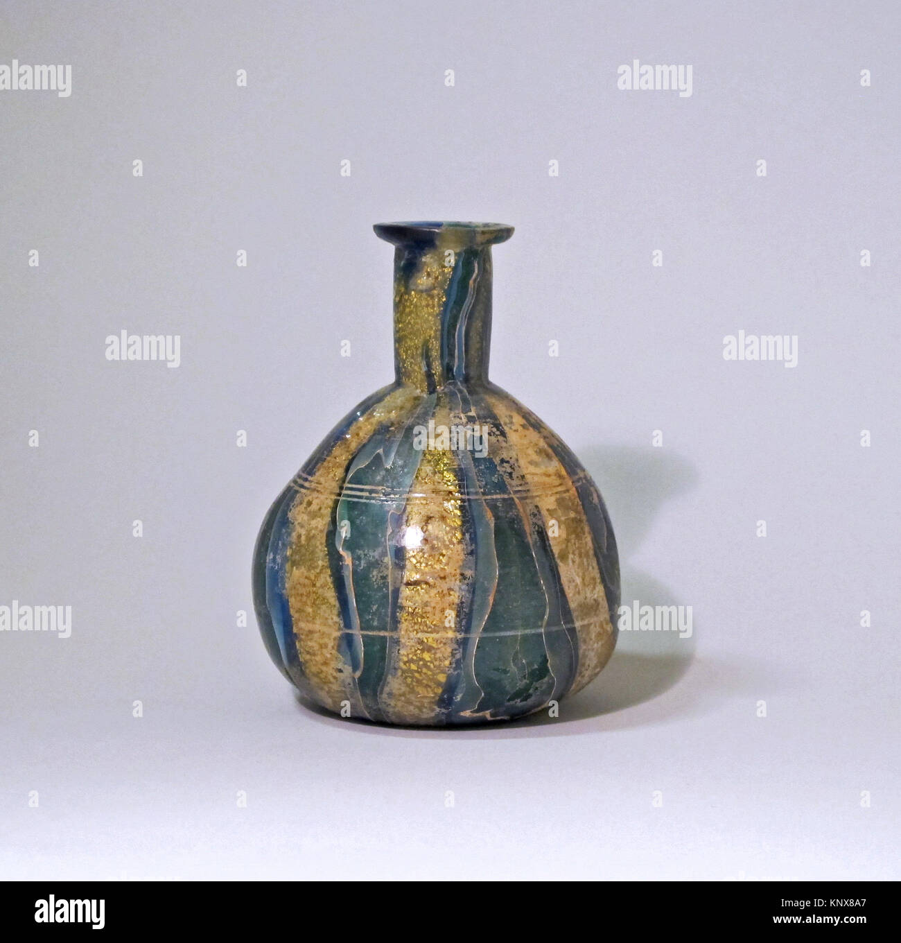 Glass goldband mosaic bottle. Period Early Imperial, JulioClaudian