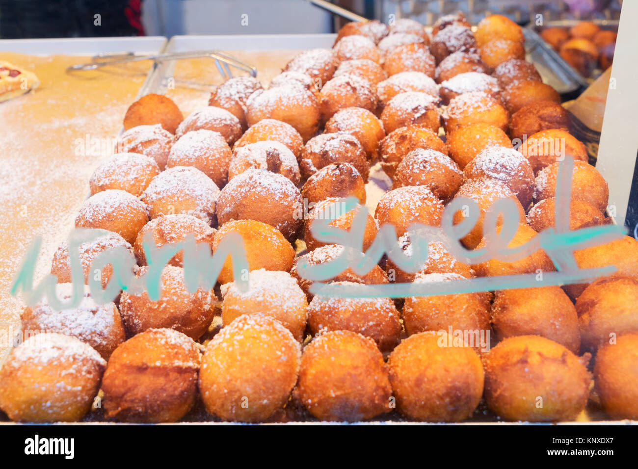 Krapfen waem sweet cake Stock Photo - Alamy