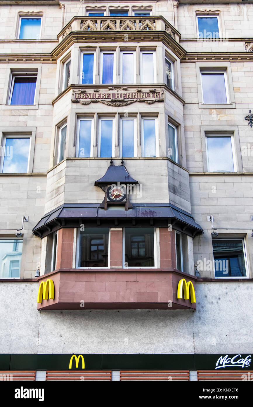 McDonald's restaurant and McCafe, fast food franchise in former ...