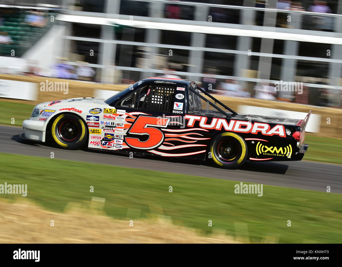 Andrew Franzone, Toyota Tundra, NASCAR, Goodwood FoS 2015, 2015, Andrew Franzone, Classic, entertainment, fearless, Festival of Speed, Flat out, FoS,  Stock Photo