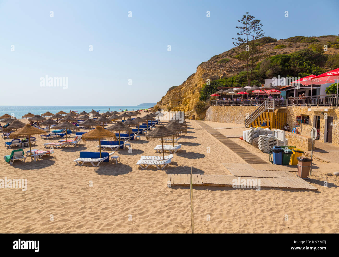 Praia de Salema, Salema, Algarve, Portugal Stock Photo Alamy