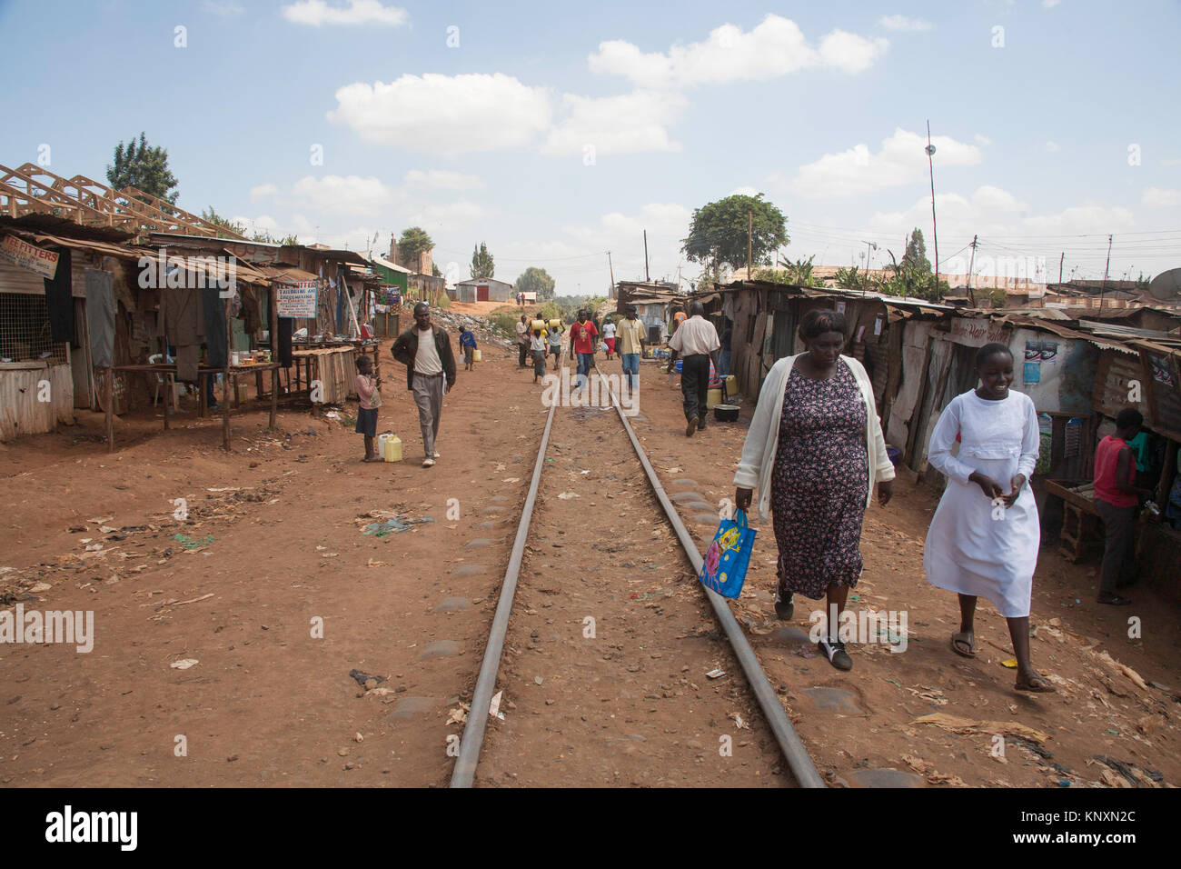 Kibera slums hi-res stock photography and images - Alamy