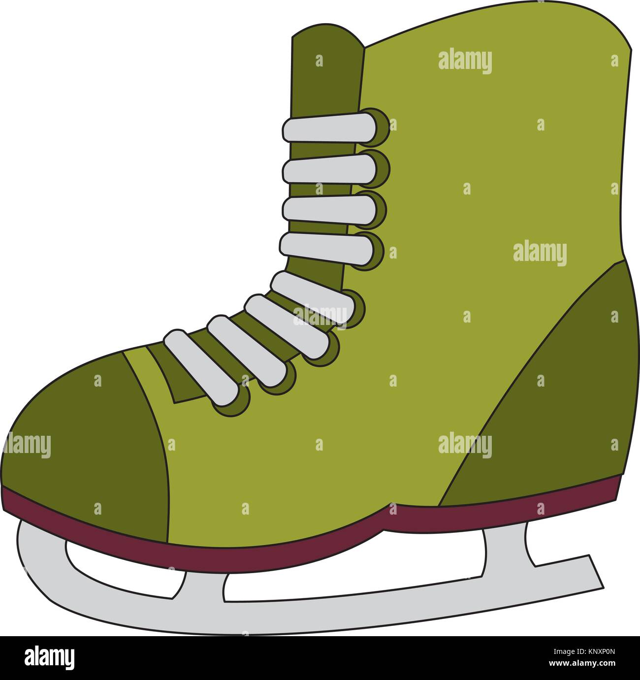 Ice skate design Stock Vector Image & Art Alamy
