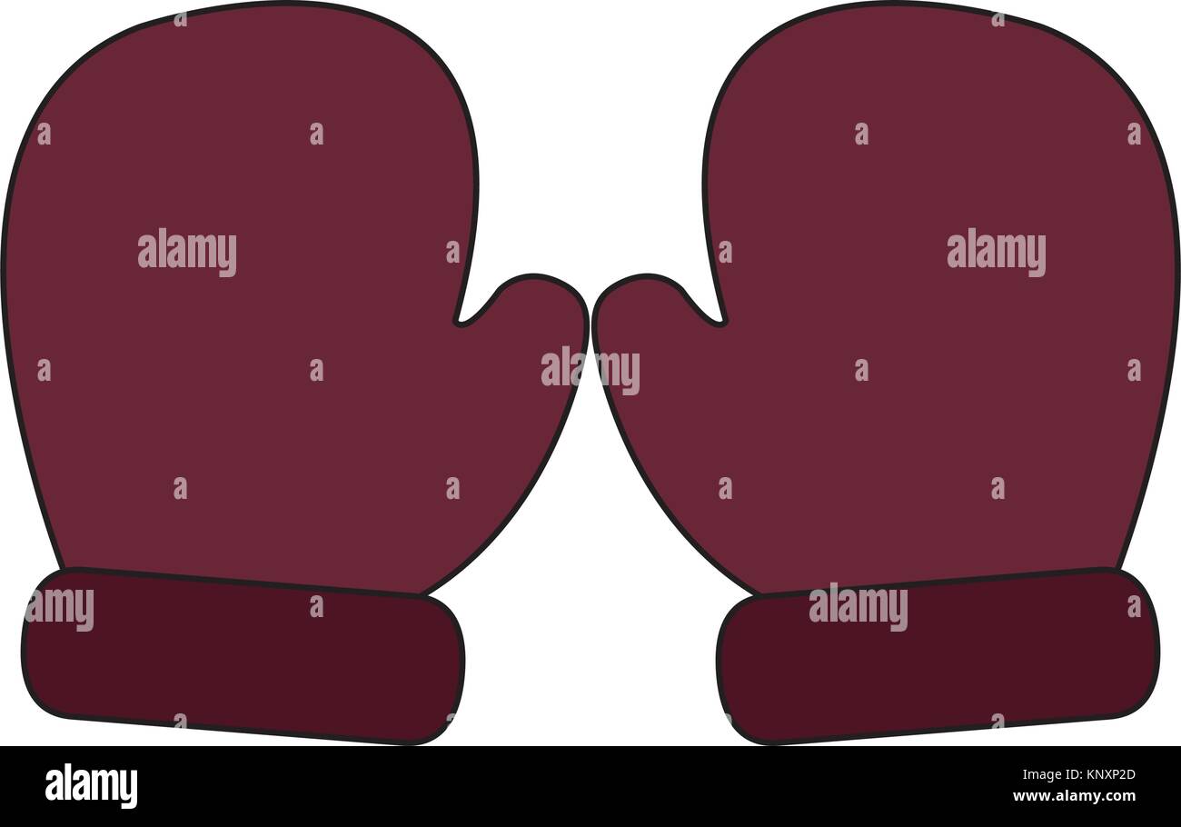 Winter gloves design Stock Vector Image & Art - Alamy