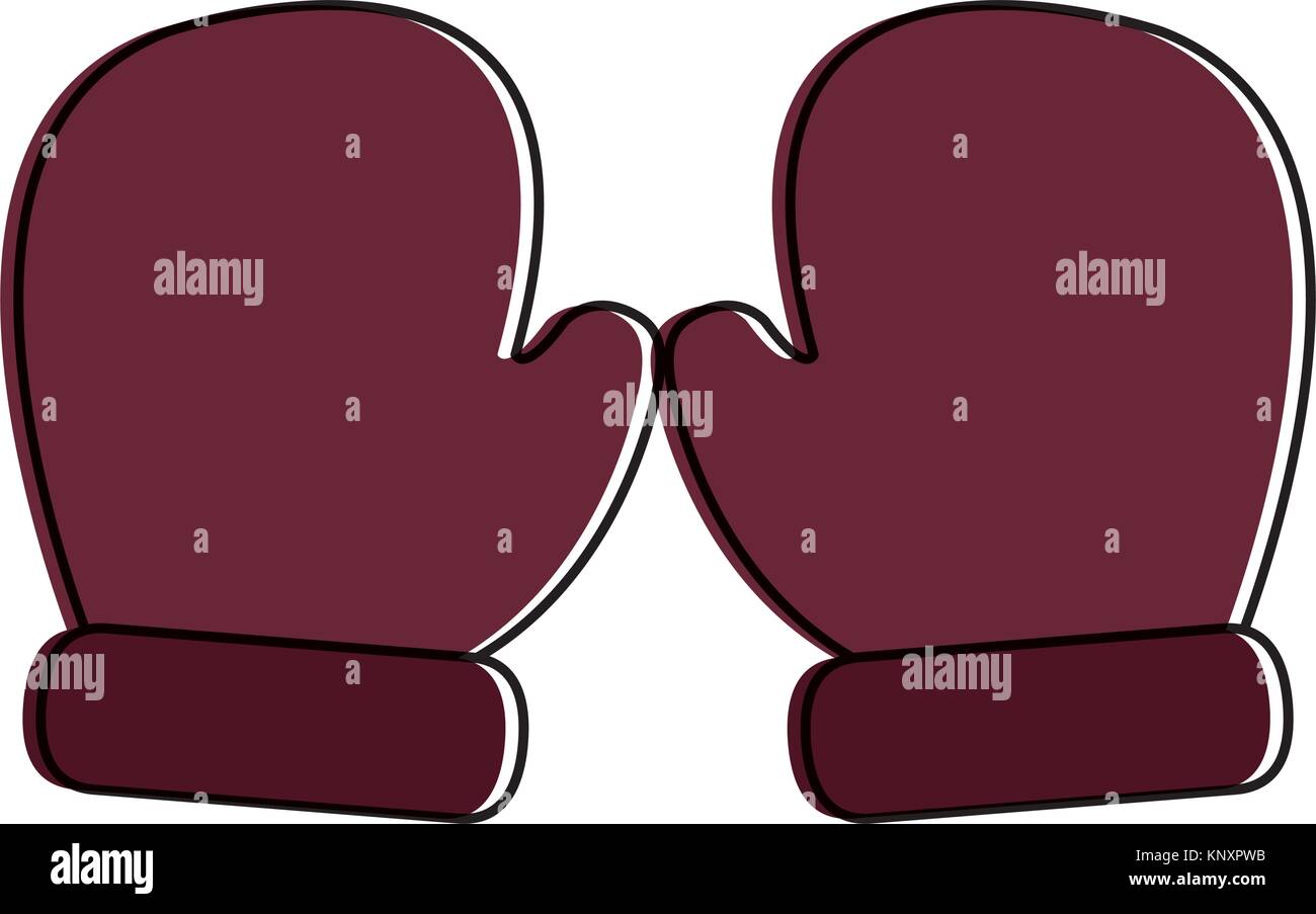 Winter gloves design Stock Vector Image & Art - Alamy