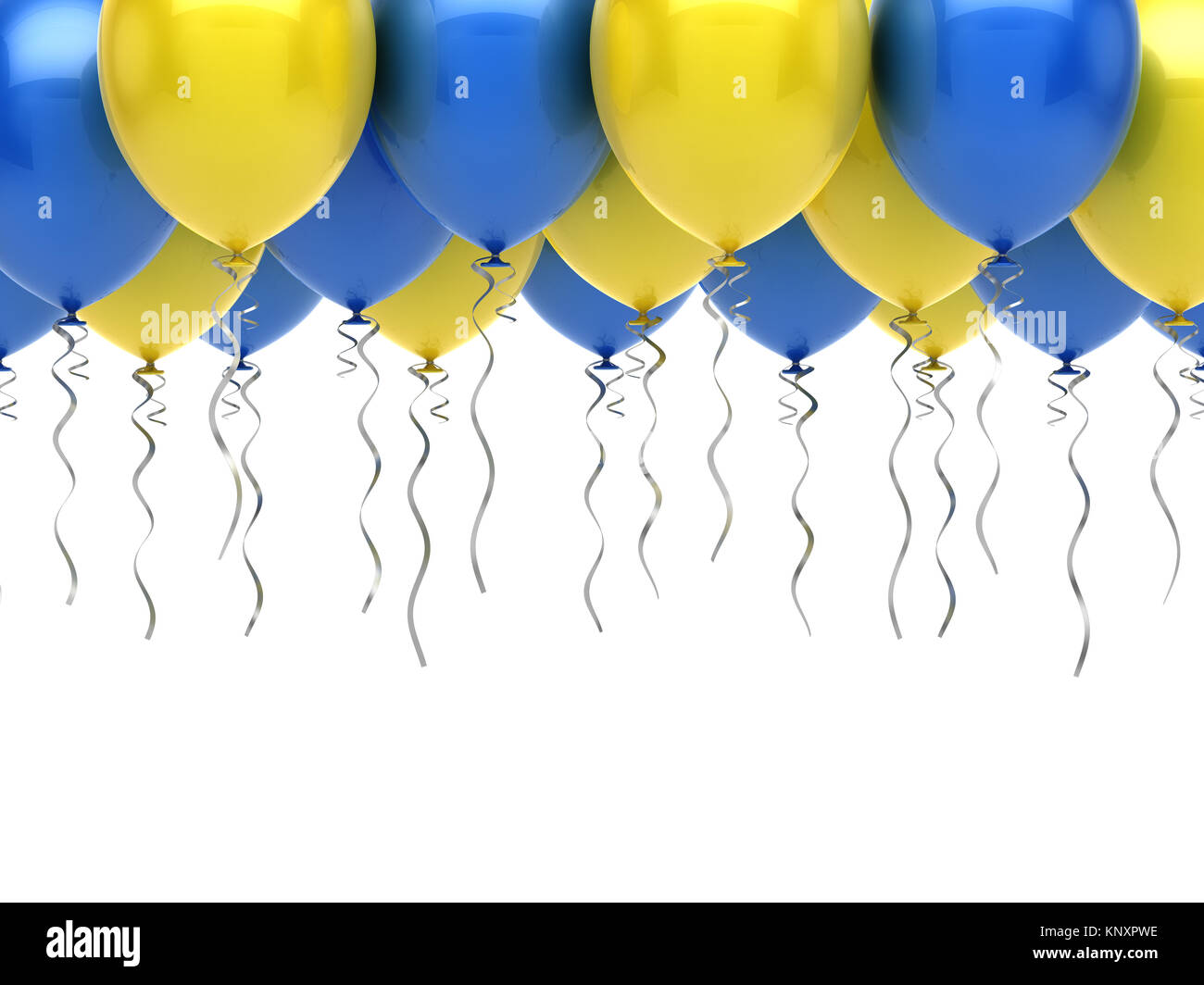 Blue yellow balloons balloons immagini e fotografie stock ad alta  risoluzione - Alamy