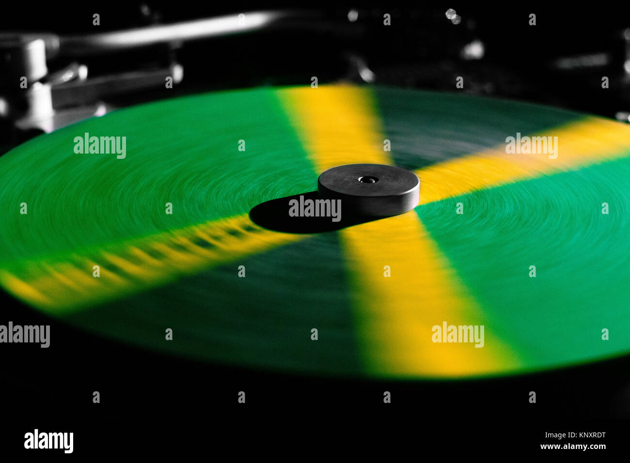 Coloured Turntable multicolored Turntable used by DJs for making electronic music and ...