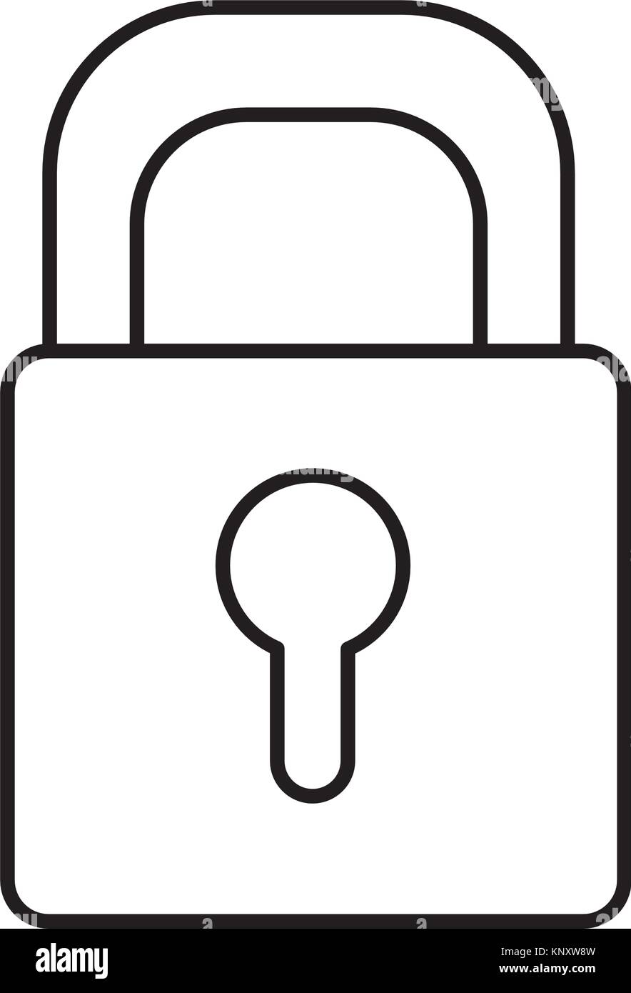 Isolated padlock design Stock Vector Image & Art - Alamy