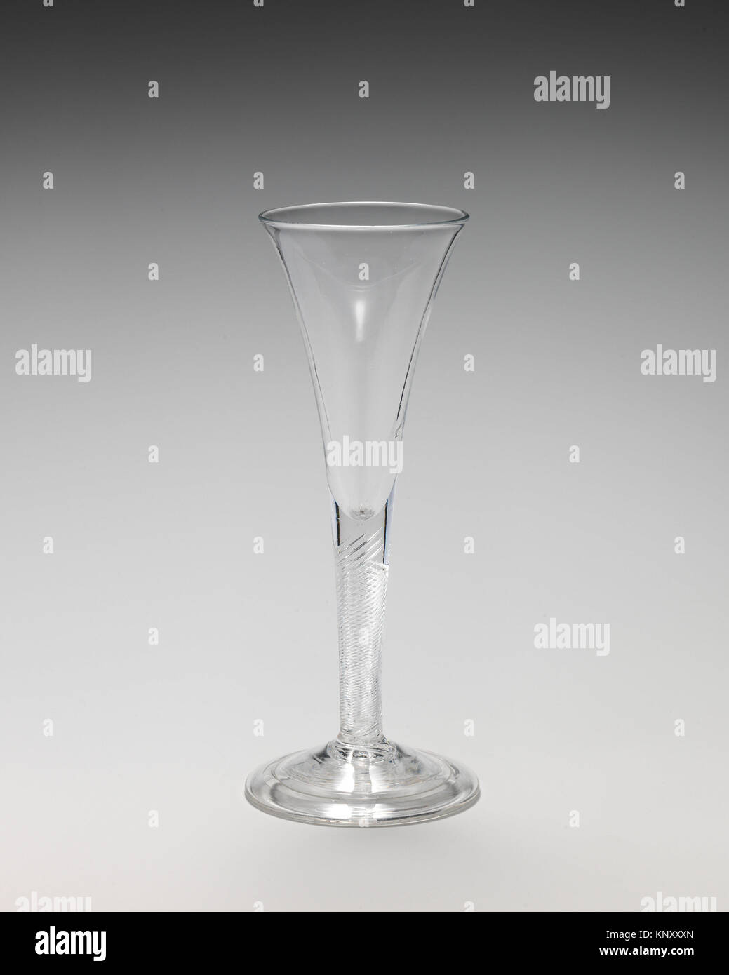 Champagne glass. Date ca. 172560; Culture British; Medium Glass
