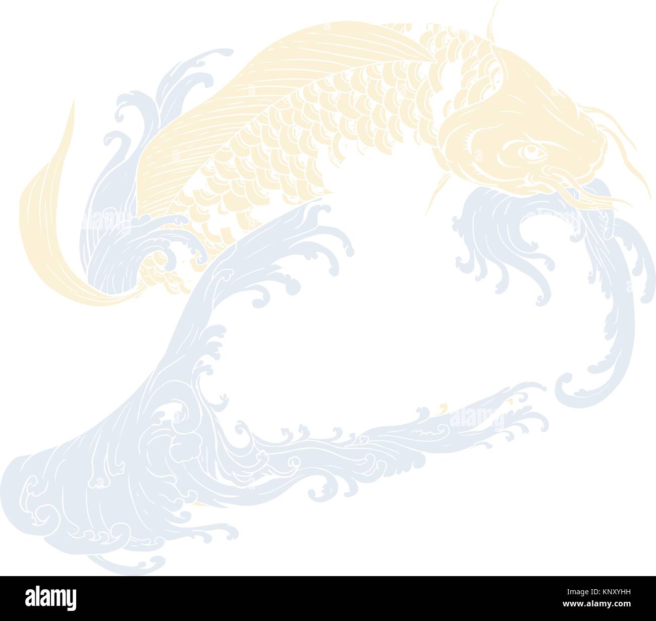 Koi carp varieties Stock Vector Images - Alamy