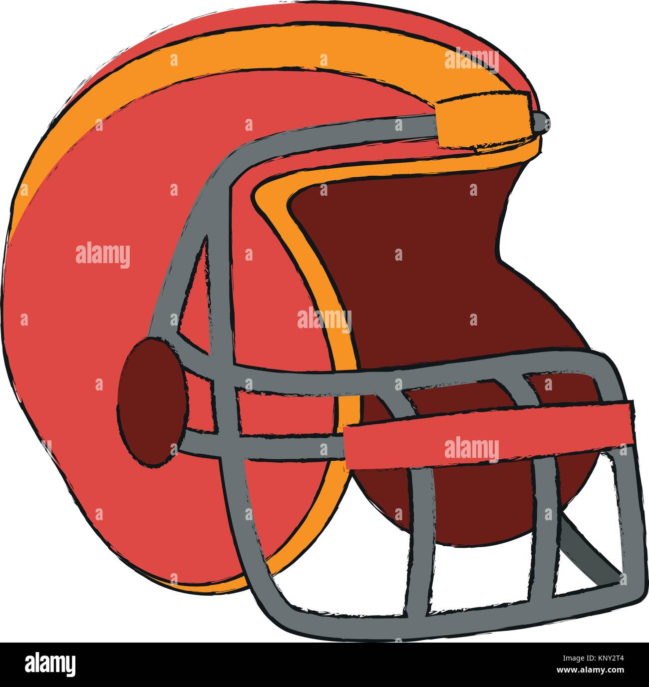American football helmet Stock Vector Image & Art - Alamy