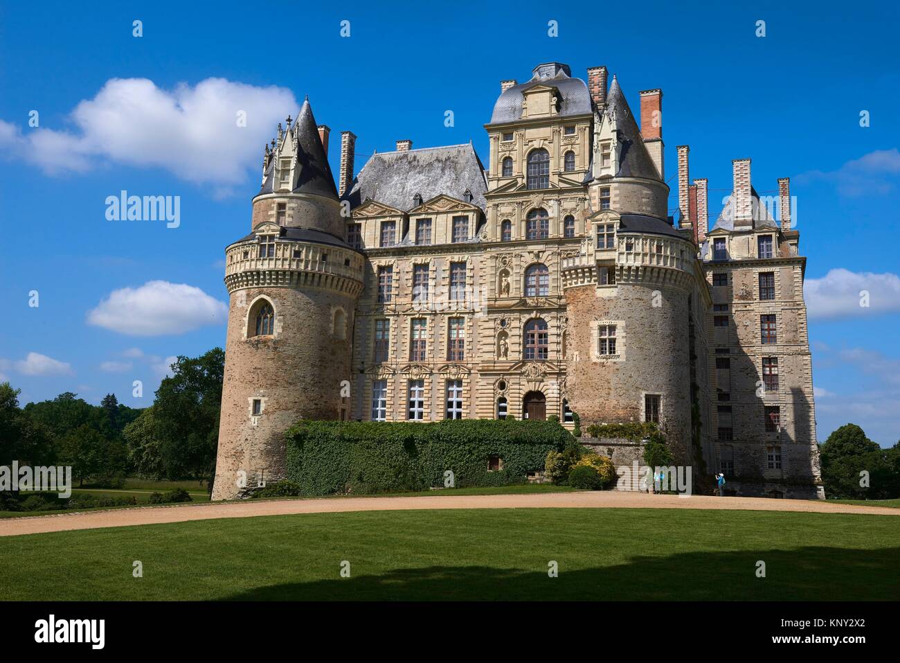 France, Maine-et-Loire, Angers, Chateau de Brissac, tunnel Stock Photo -  Alamy