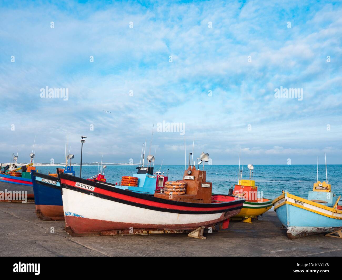 Fishing Fisherman Boat South Africa High Resolution Stock Photography