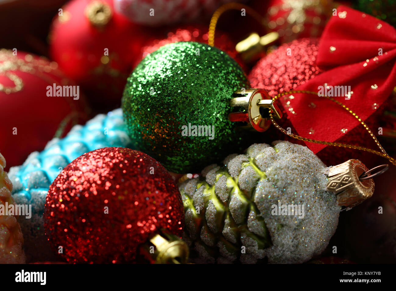 color-christmas-decorations-holiday-stock-photo-alamy