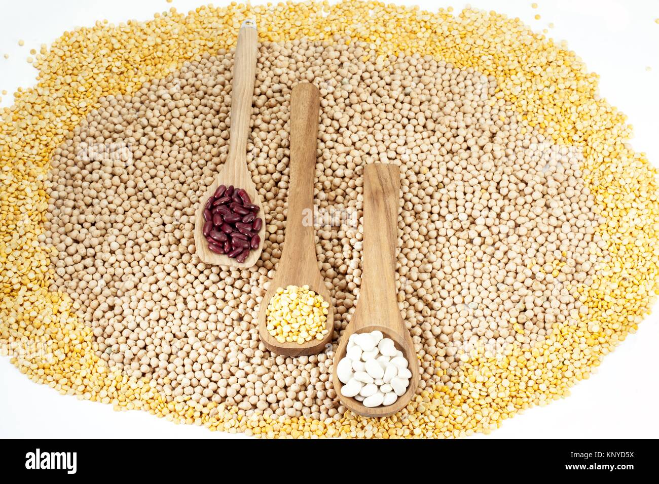 assorted beans and grains Stock Photo Alamy
