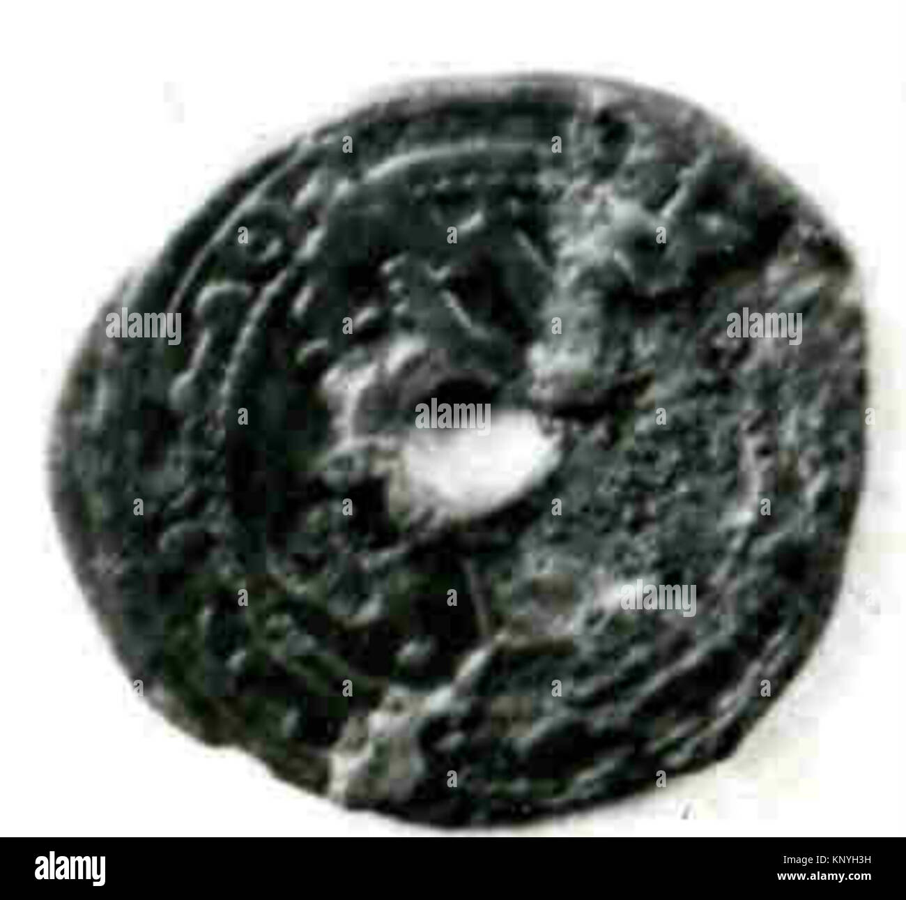Coin With Inscription Ancient coin from the Metropolitan Museum of Art collection. Made of ...