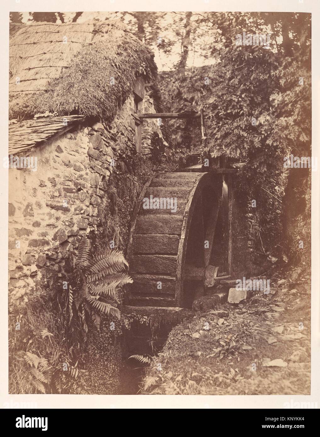 The New Mill, near Lynton, North Devon. Artist: John Percy (British); Date: 1856; Medium: Albumen silver print; Classification: Photographs Stock Photo