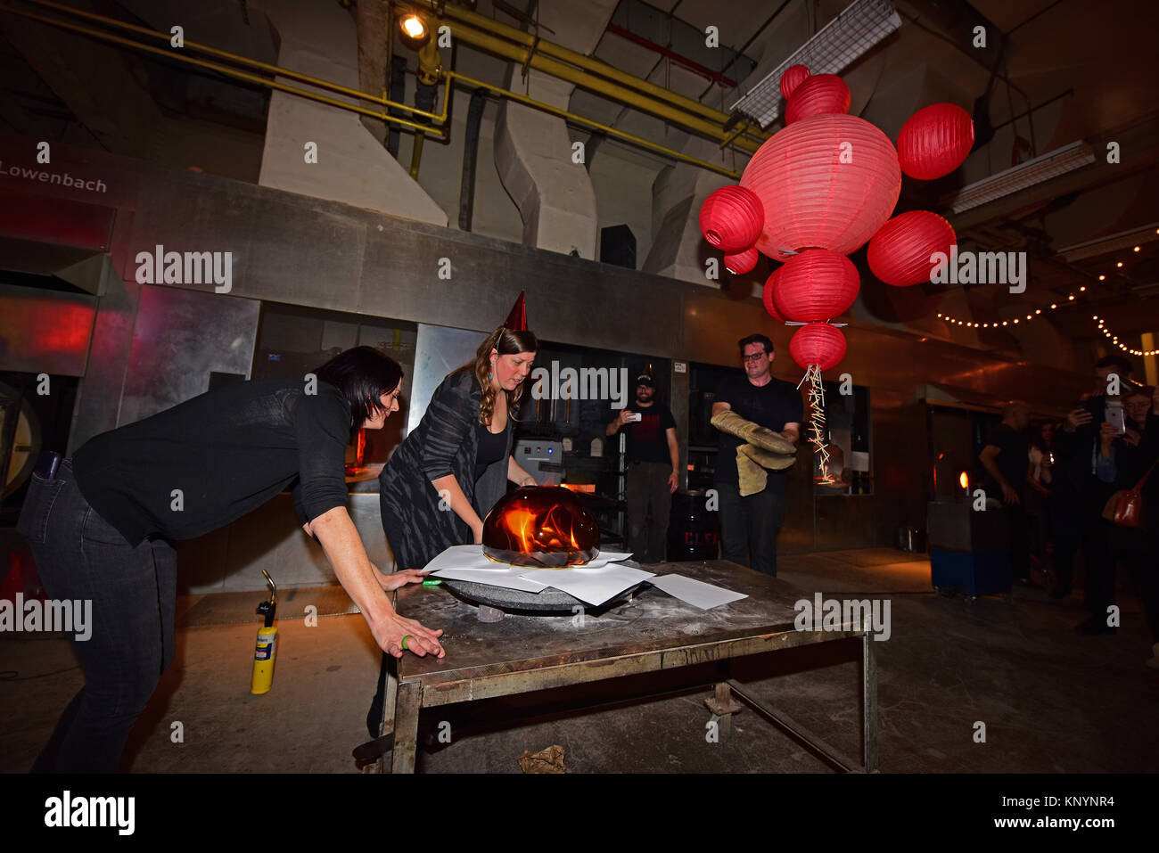 New York City, United States. 11th Dec, 2017. Lighting the candles