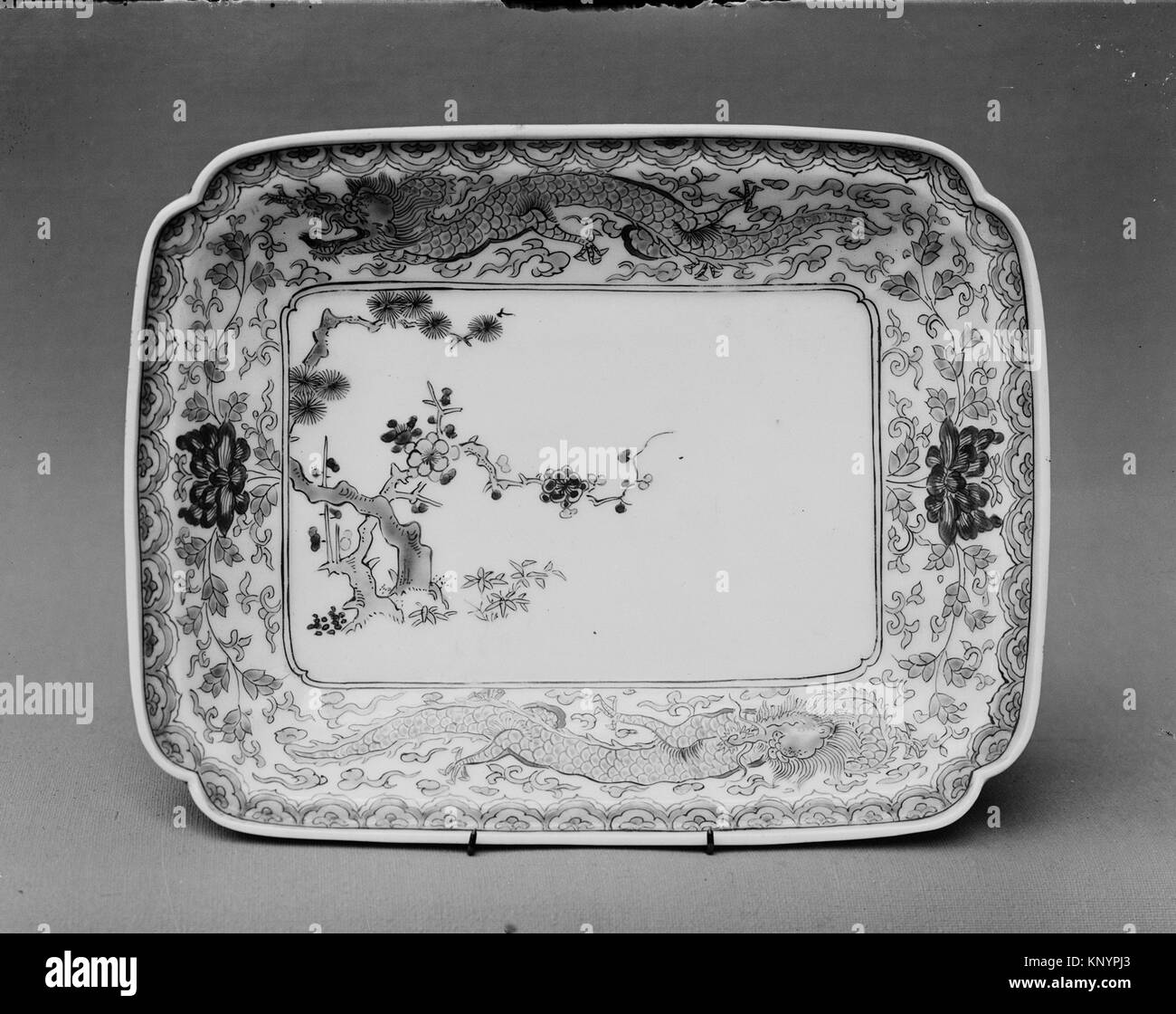 Dish. Period Edo period (16151868); Date 1750; Culture Japan; Medium Porcelain decorated