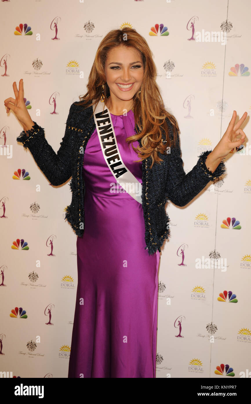 MIAMI, FL JANUARY 20 Miss Venezuela Migbelis Castellanos