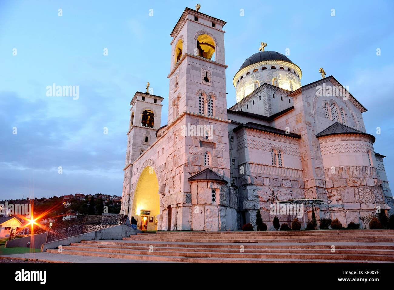 Orthodox church of Christ Resurrection, Podgorica, Montenegro Stock