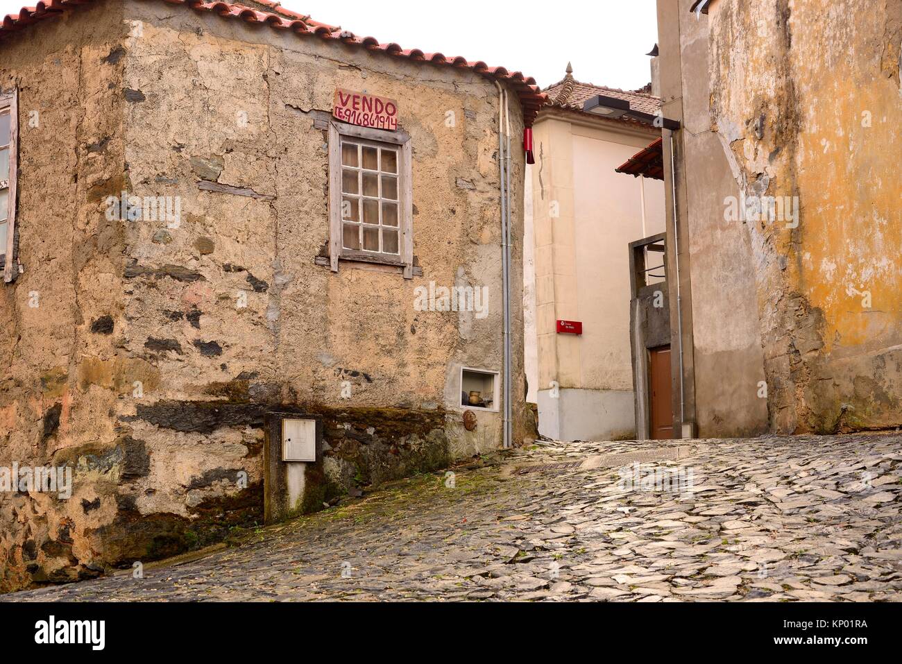 Rustic house in the Old Town of Vinhais, Portugal Stock Photo Alamy