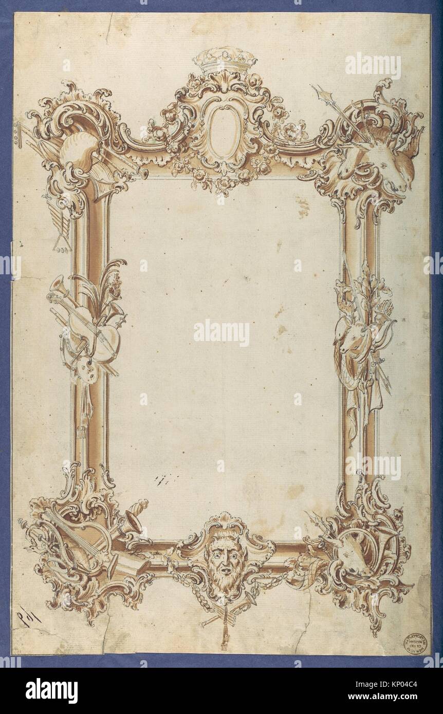 Picture Frame, in Chippendale Drawings, Vol. I. Artist Thomas