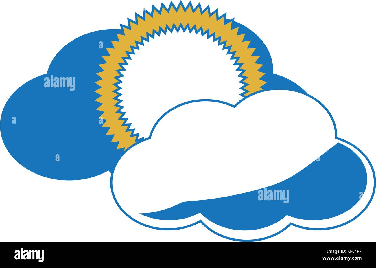 sun and cloud icon Stock Vector Image & Art - Alamy