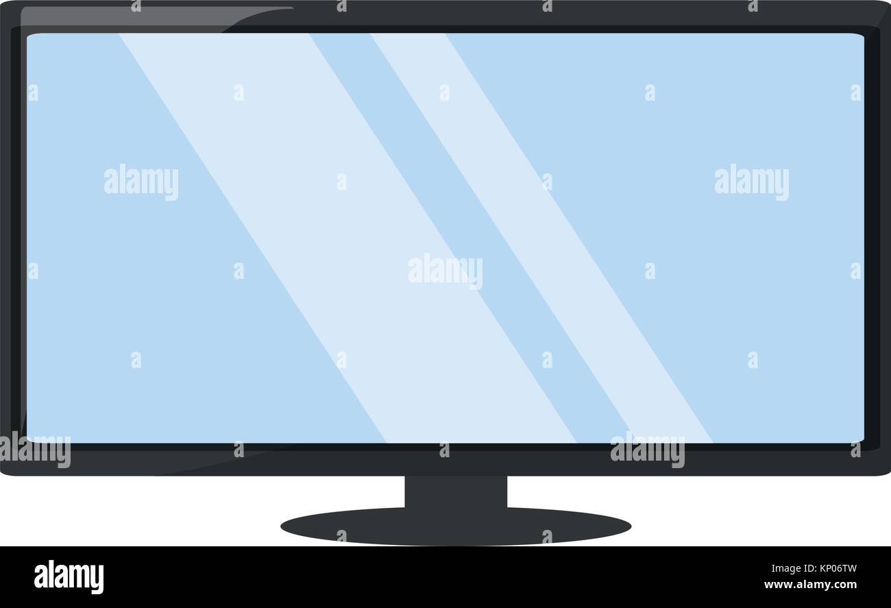 flat television icon Stock Vector Image & Art - Alamy