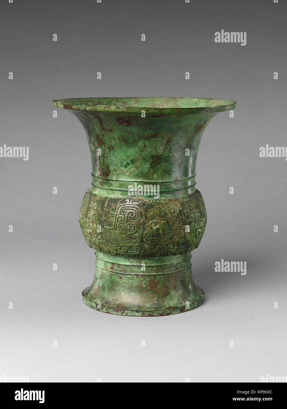 å•† é ’éŠ…å°Š/Wine Vase (Zun). Period Shang dynasty (ca. 16001046 B.C
