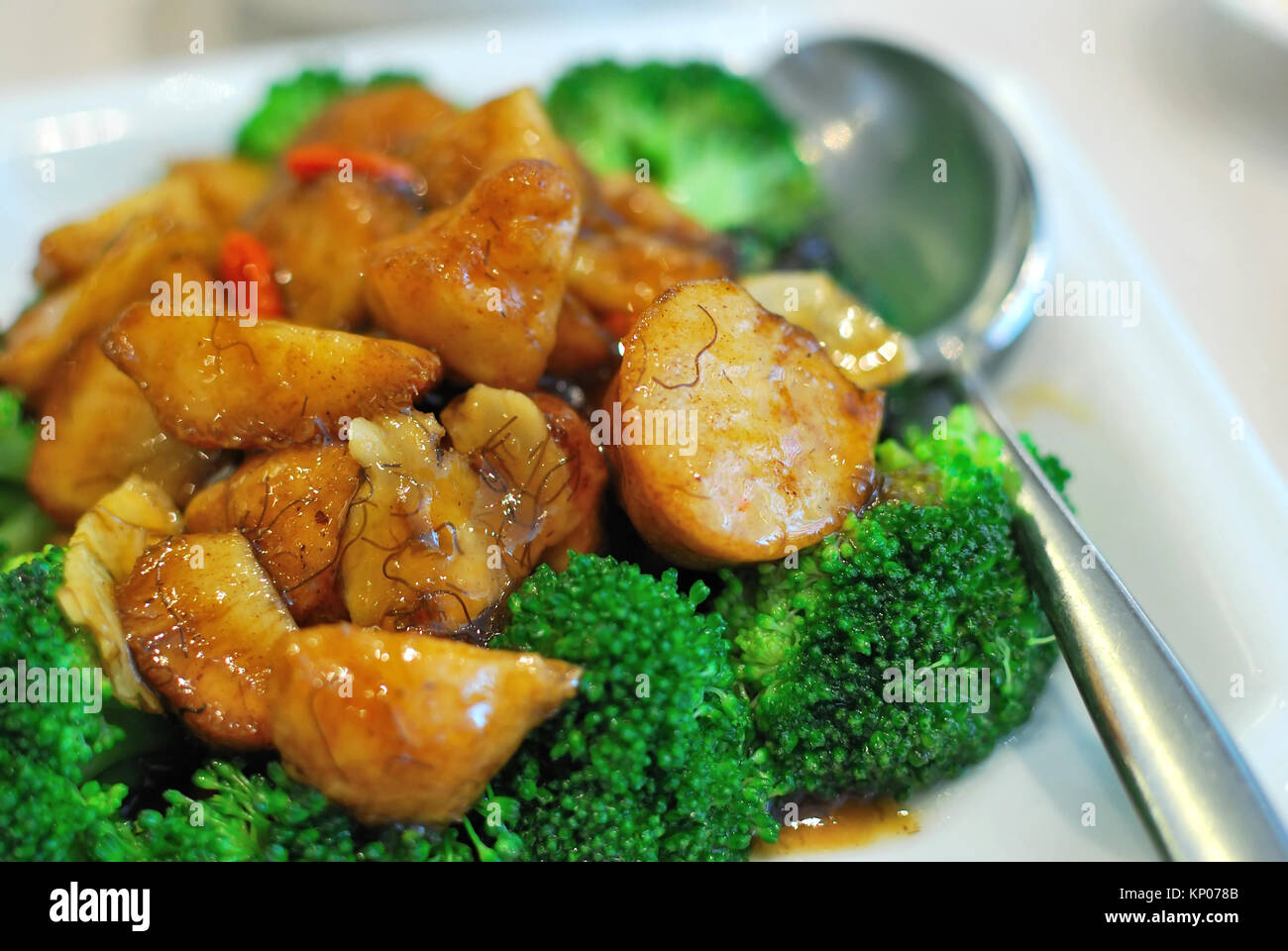 Sumptuous looking Chinese vegetarian mock meat made from monkey head