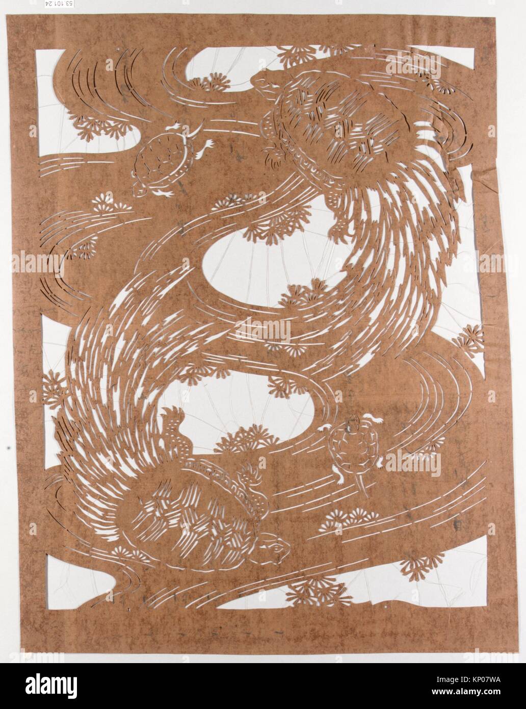 Stencil. Period: Edo period (1615-1868); Culture: Japan; Medium: Paper ...