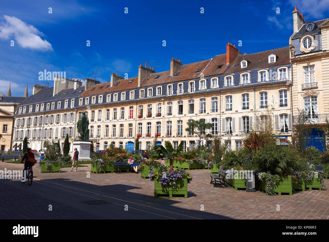 Caen, Saint-Sauveur square, Normandy, Calvados, Basse Normandie, France. Stock Photo