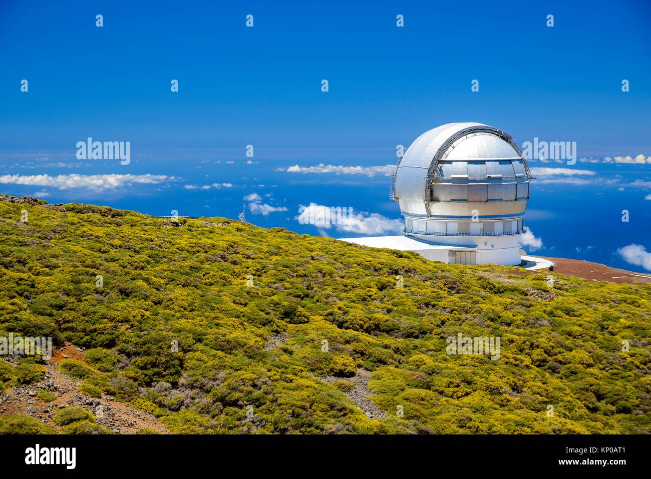 Gran telescopio de Canarias. La Palma. Islas Canarias. España. Europa. El  Gran Telescopio Canarias es un proyecto español, que culminó con la Stock  Photo - Alamy