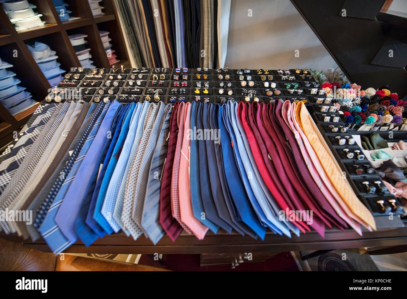 Fashionable tailor shop, Bangkok, Thailand Stock Photo Alamy