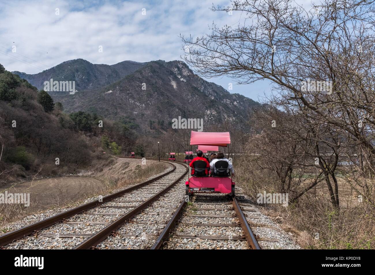 Rail Park, Korea Stock Photo Alamy