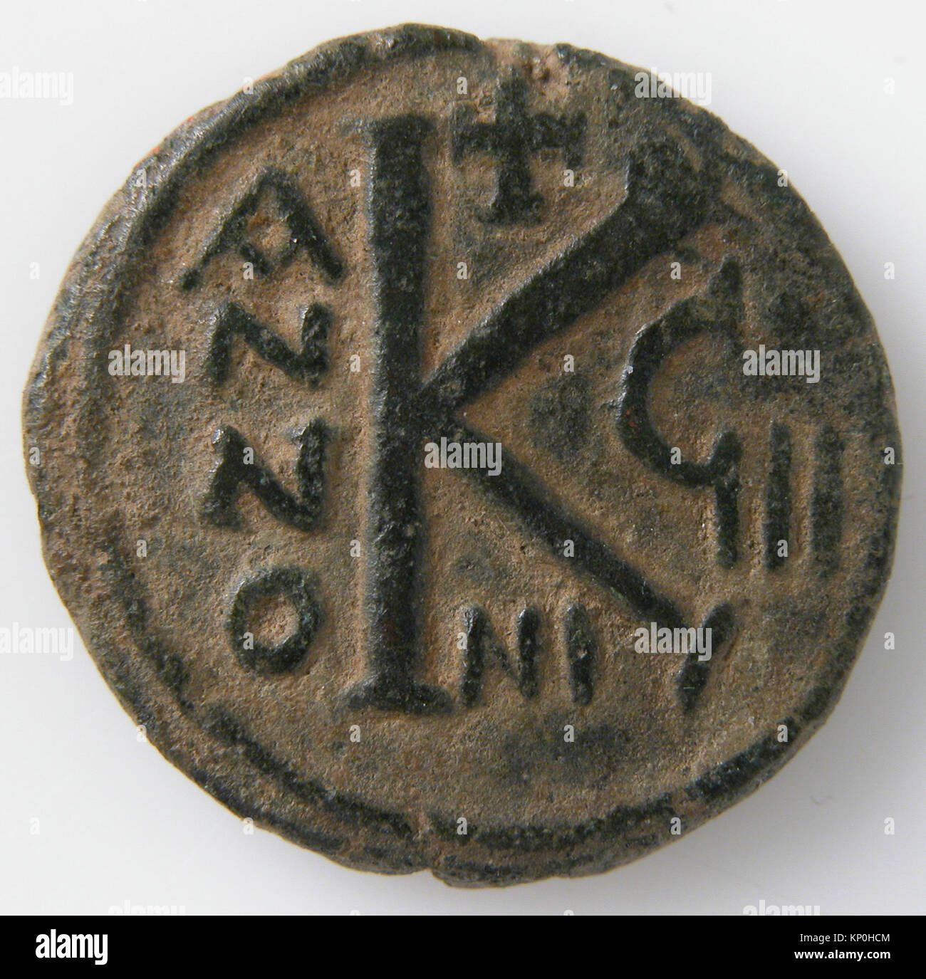 Coin of Justin II MET sf17-6-95s2 465912 Byzantine, Coin of Justin II
