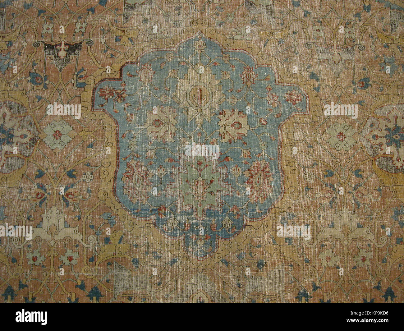 1700s Rug Patterns 16th-17th century handwoven carpet with symmetrical floral and ...