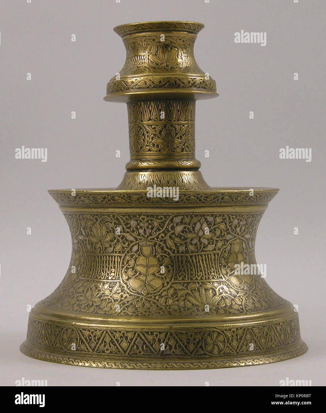 Candlestick with Repeating Seated Figure, Inscription, and Flowers MET ...