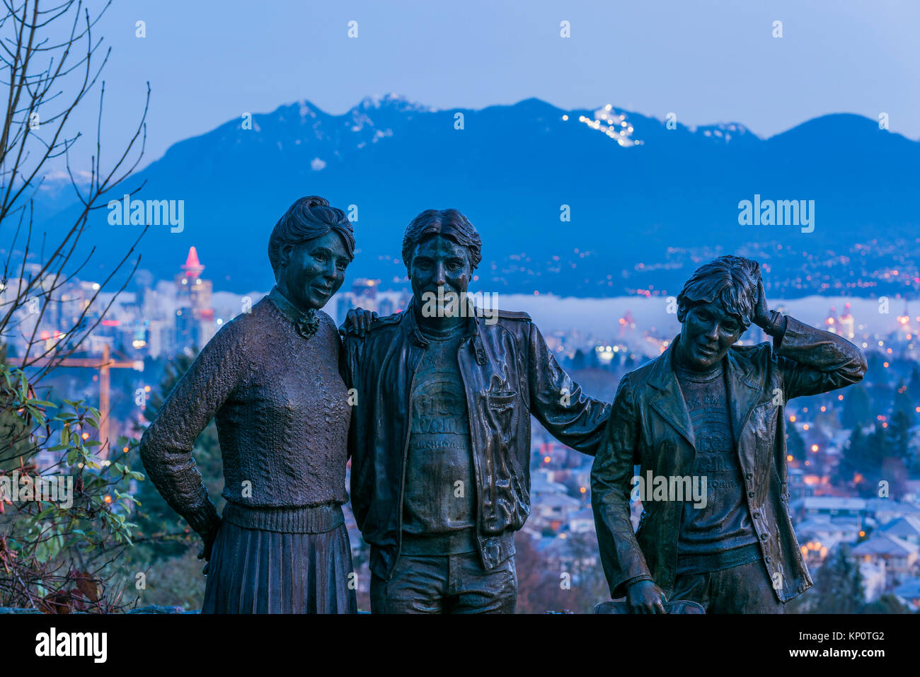 Posing people statue sculpture, Queen Elizabeth Park, Vancouver British