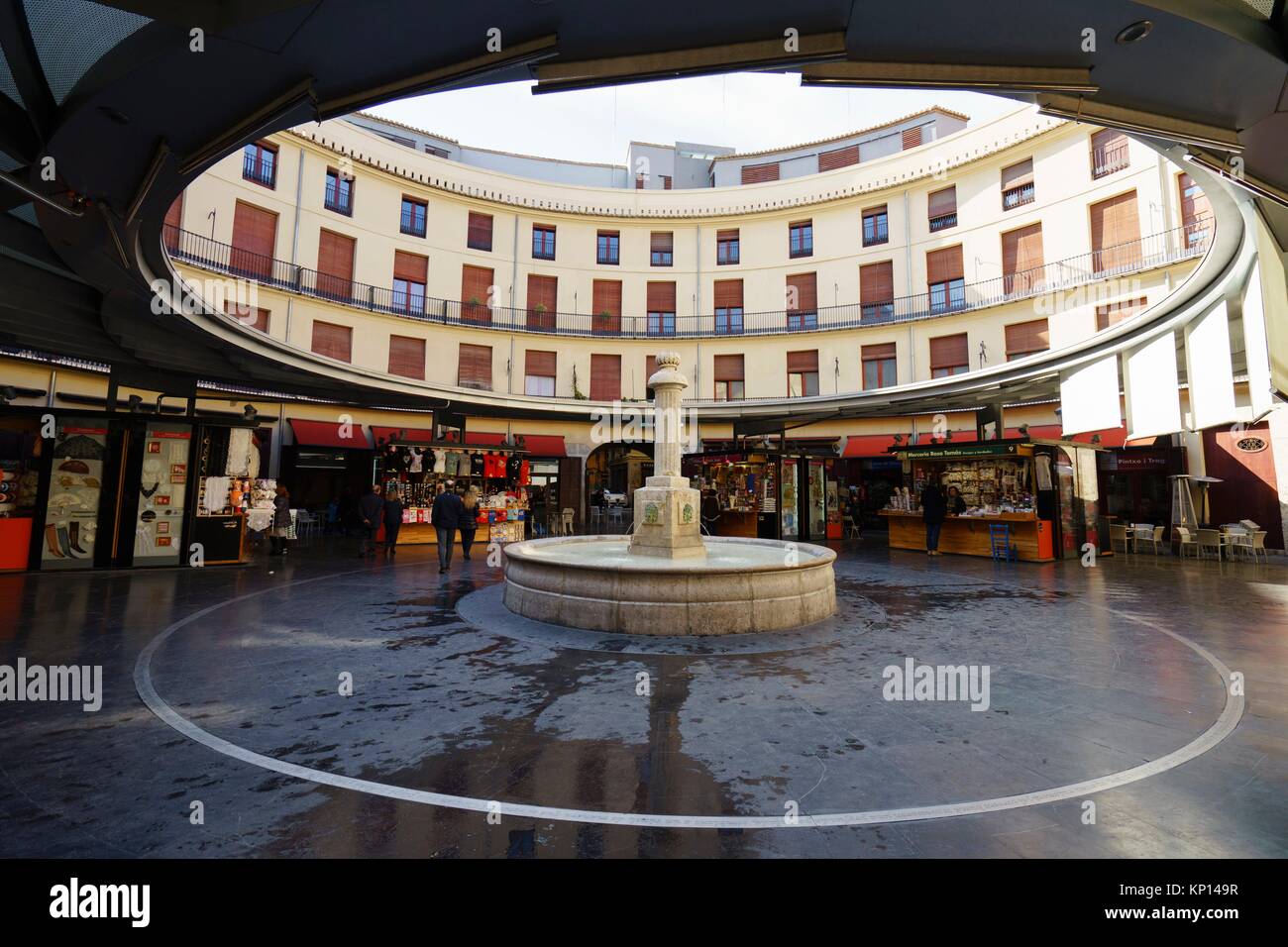 Plaza Redonda Valencia Spain Europe Stock Photo 168441107 Alamy